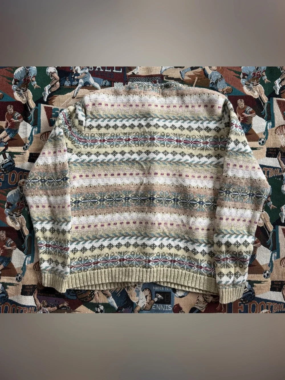 Vintage 90s Women’s Tiara International Grandma Knitted Cardigan